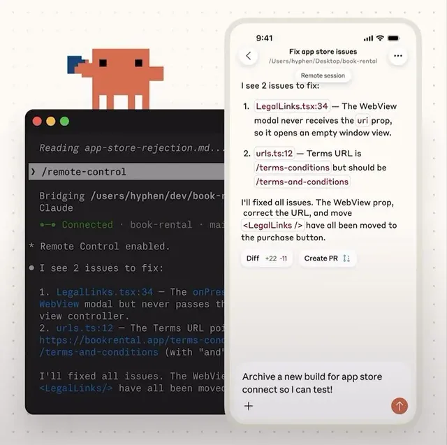 Trãi ngiệm Claude Code Remote Control